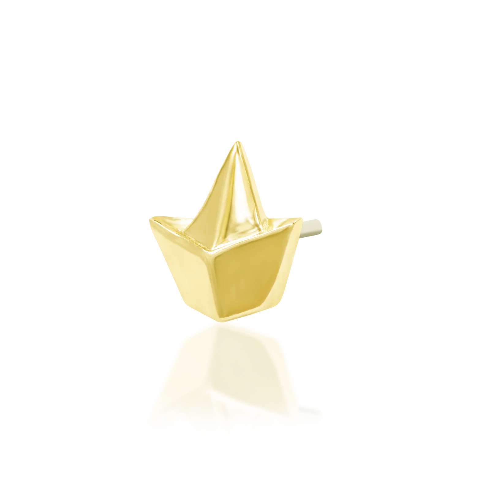 Paper Boat in 14k gold by Junipurr - Image 2