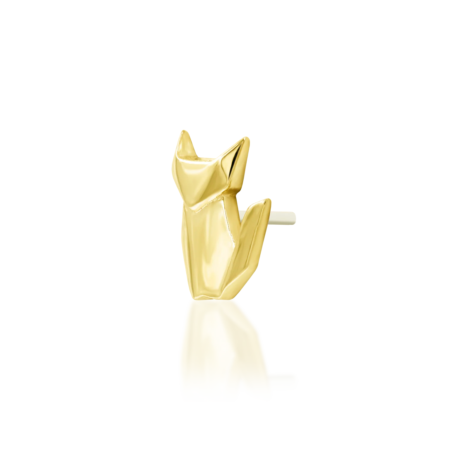Paper Fox in 14k gold by Junipurr - Image 2