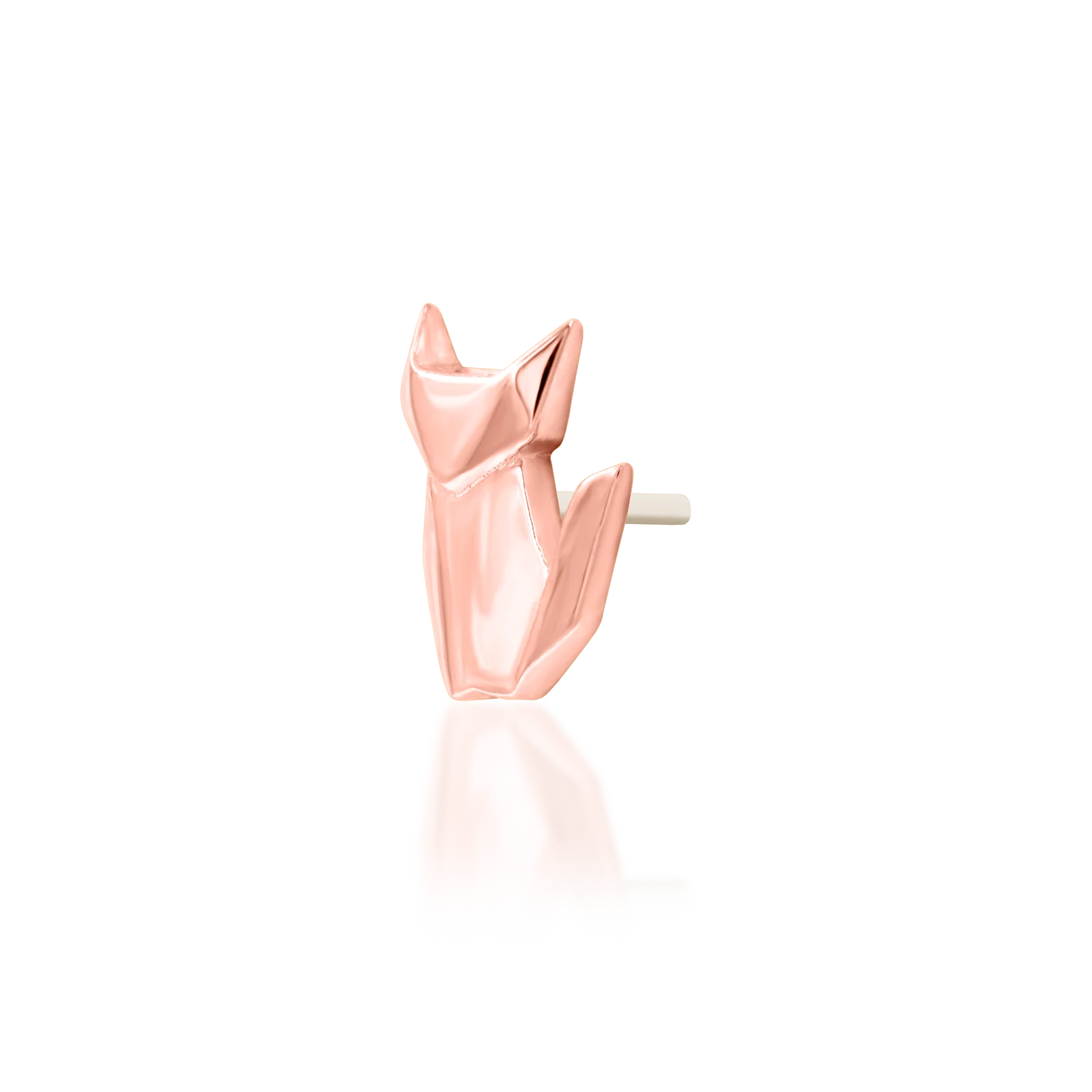 Paper Fox in 14k gold by Junipurr - Image 8