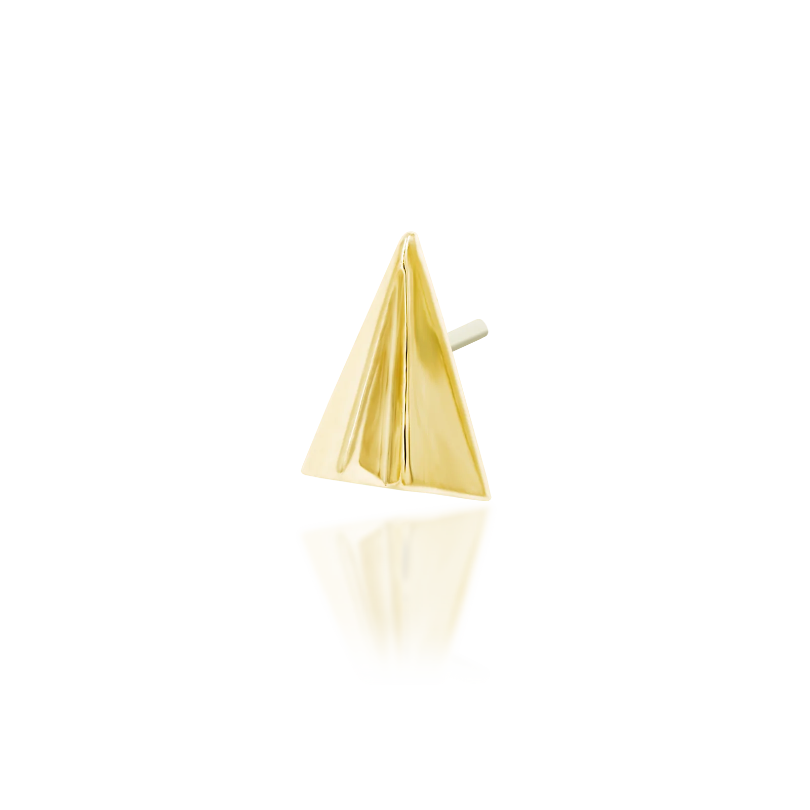 Paper Plane in 14k gold by Junipurr - Image 2