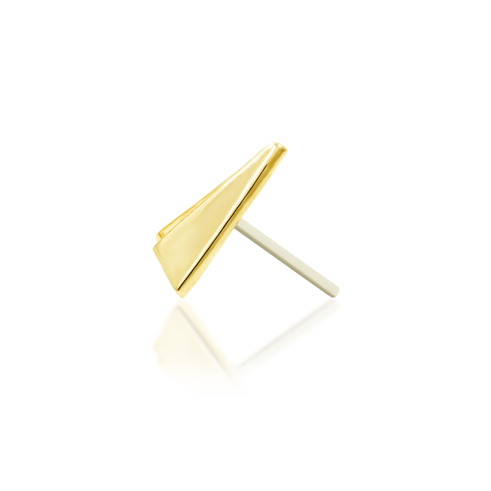Paper Plane in 14k gold by Junipurr - Image 3