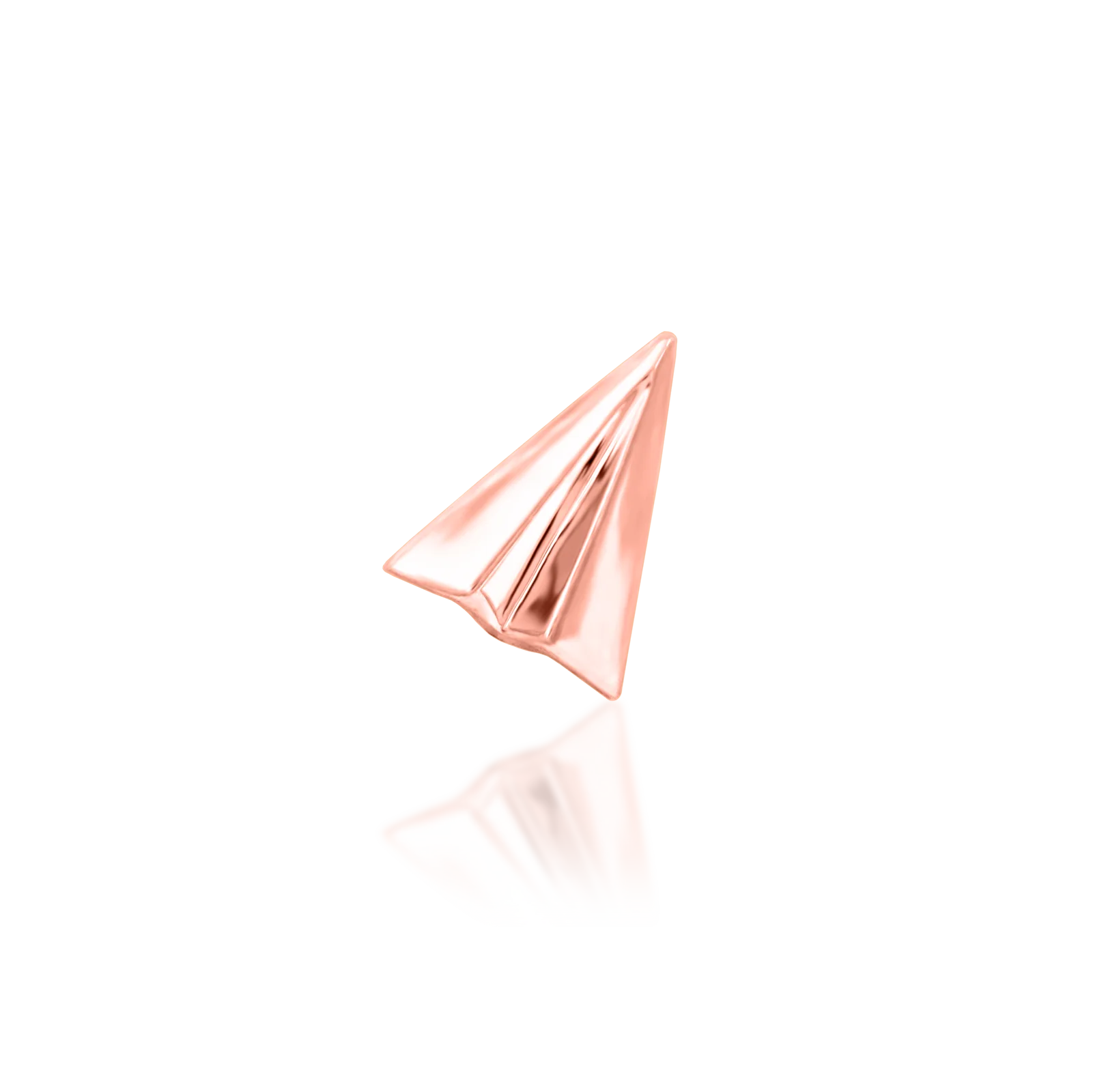 Paper Plane in 14k gold by Junipurr - Image 7