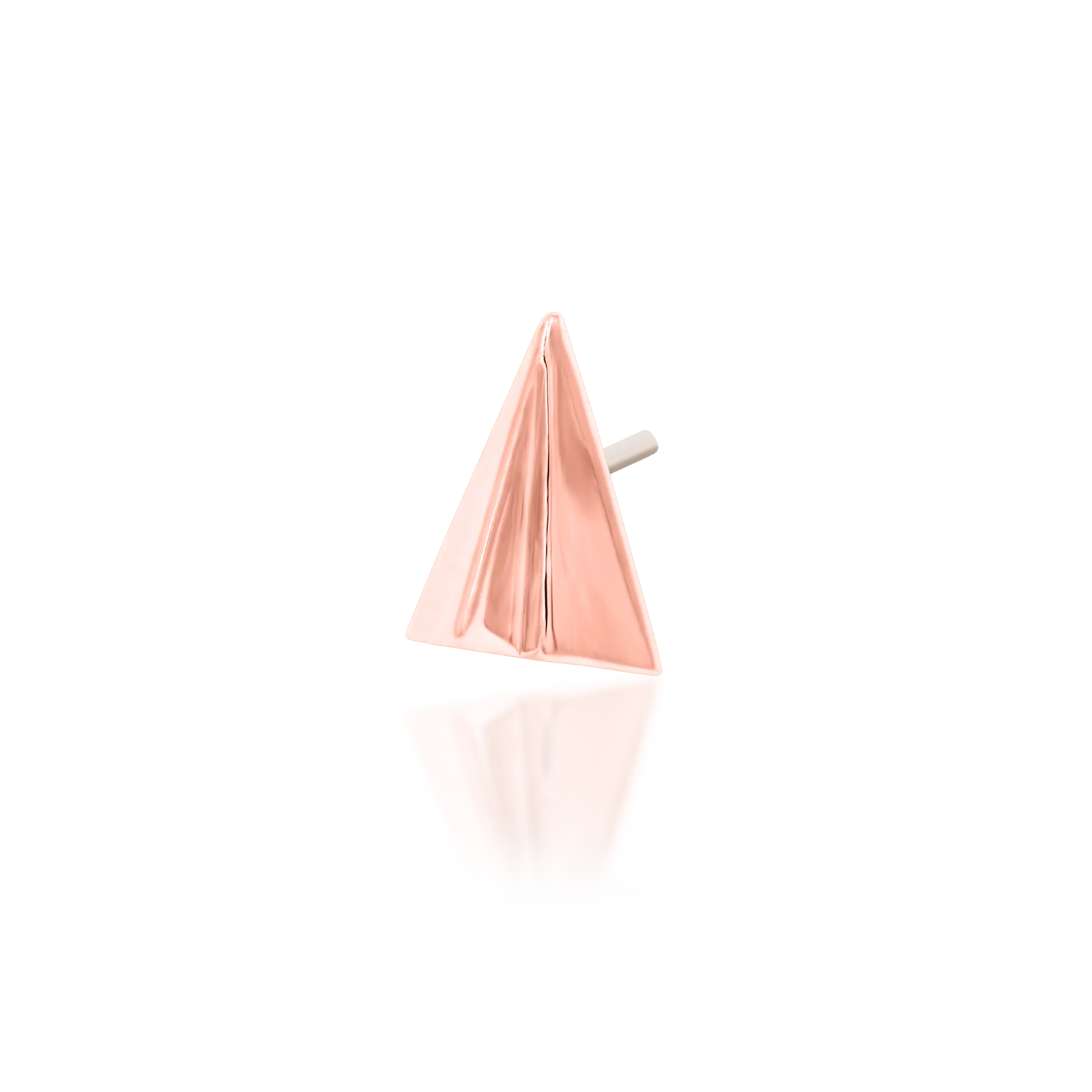 Paper Plane in 14k gold by Junipurr - Image 8