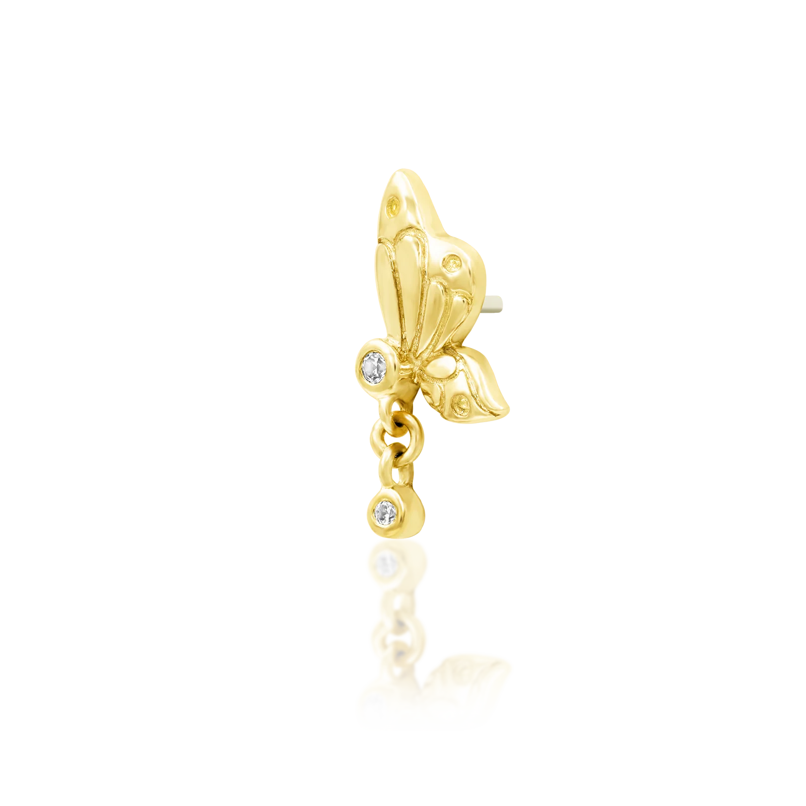 Papillon in 14k gold by Junipurr - Image 2