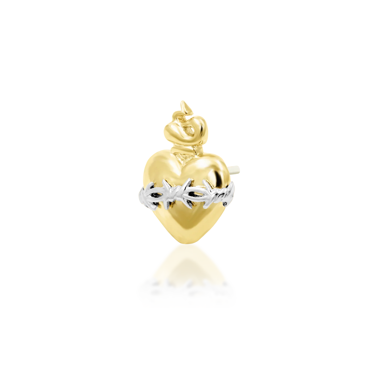 Sacred Heart in 14k gold by Junipurr - Image 2