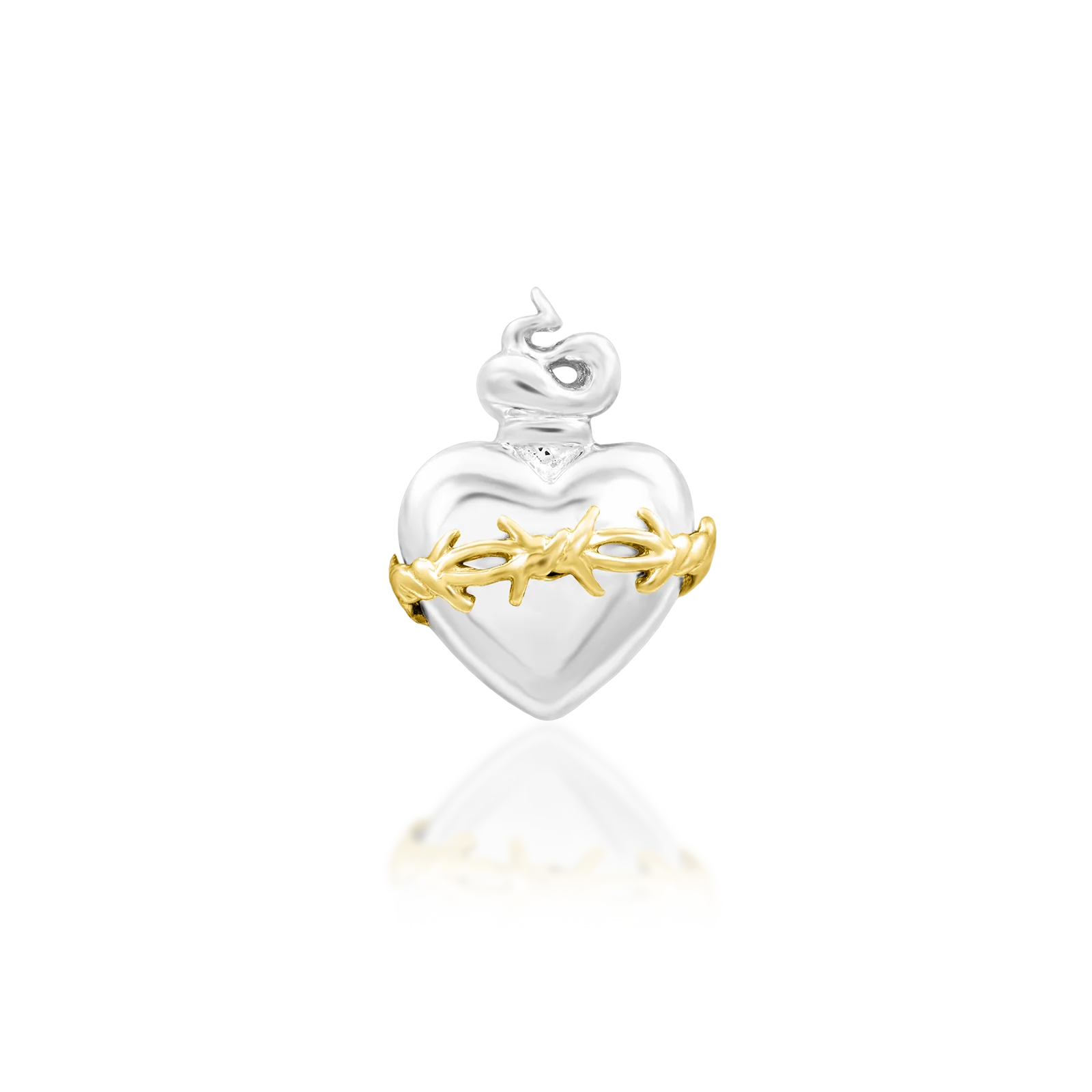 Sacred Heart in 14k gold by Junipurr - Image 4
