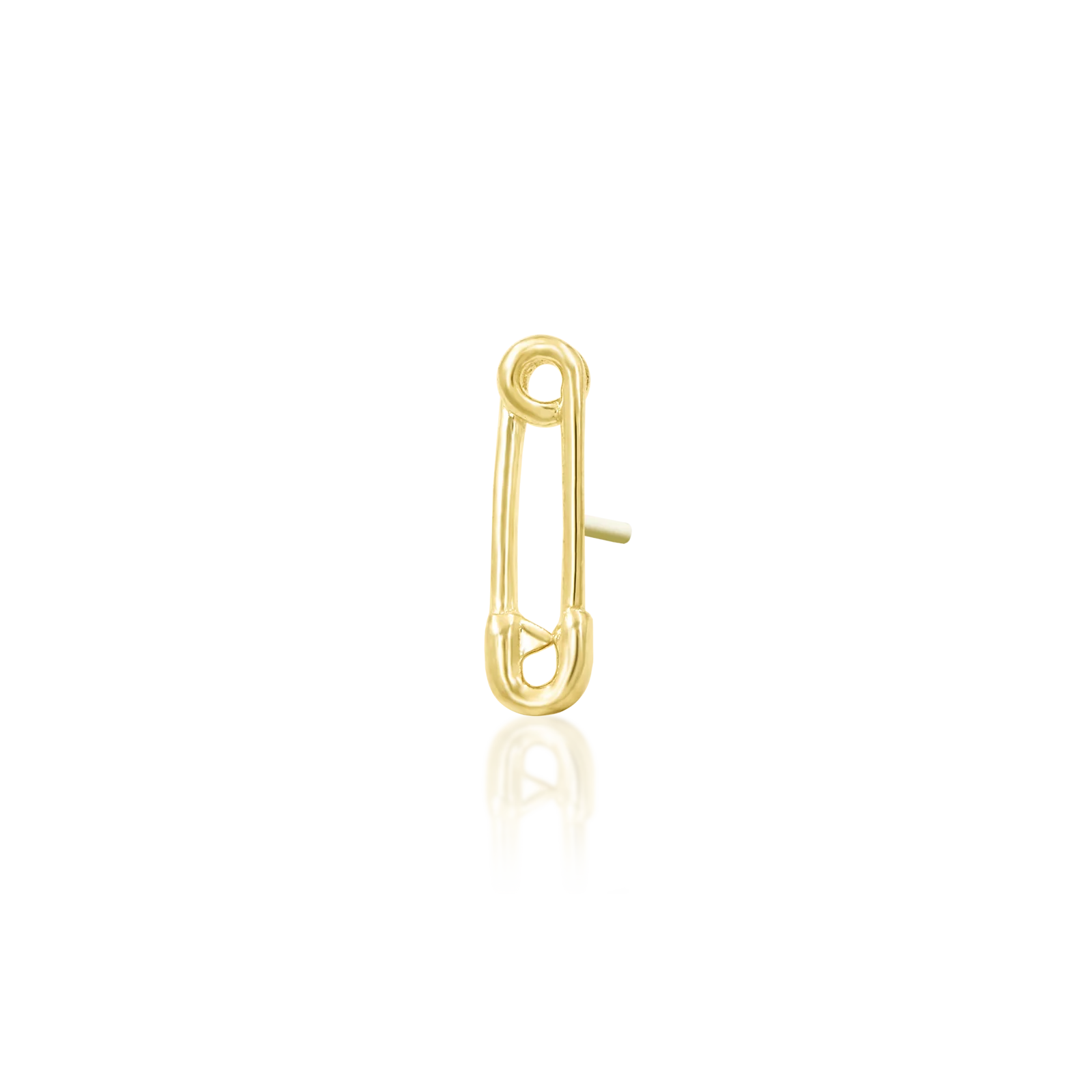Safety Pin in 14k Gold by Junipurr - Image 4