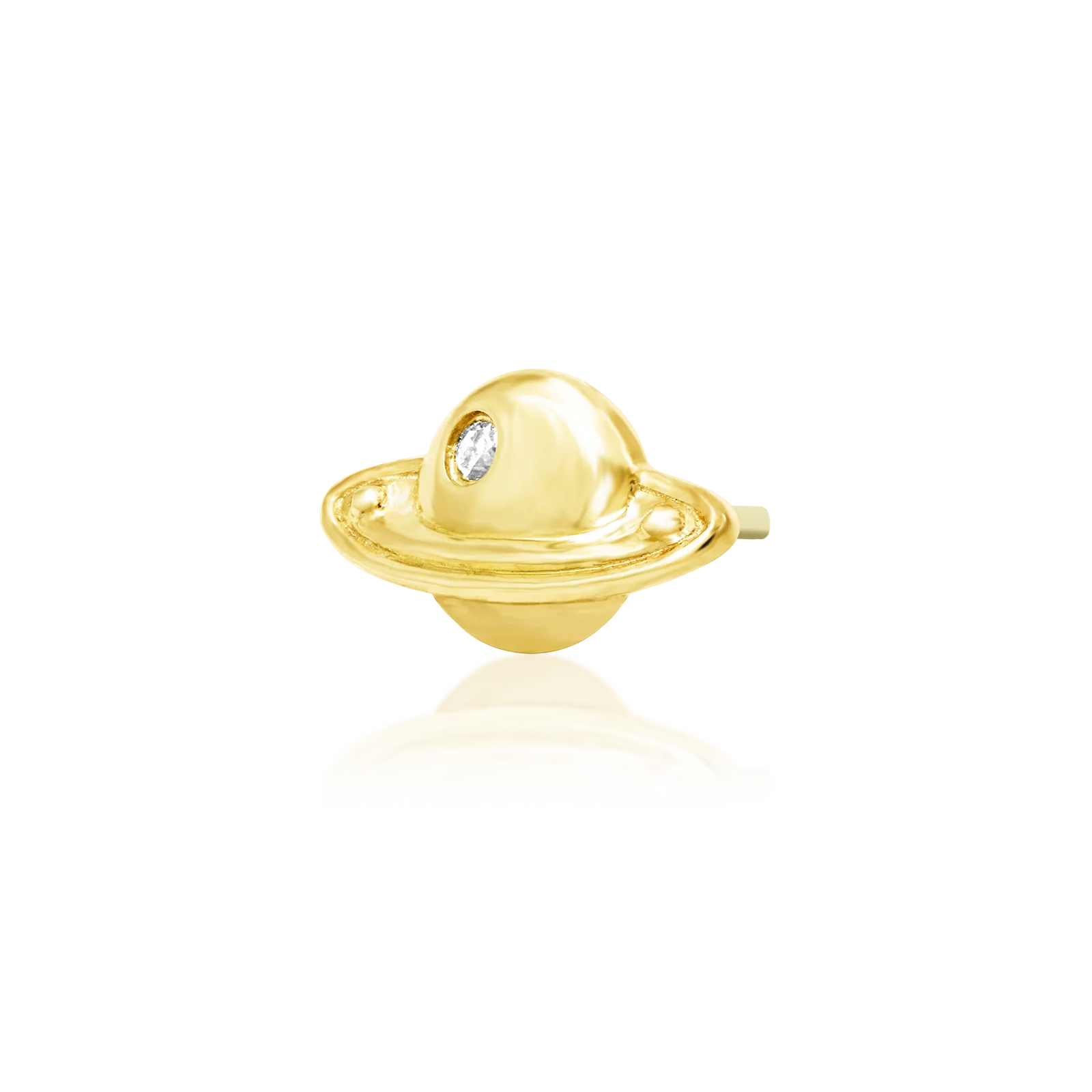 Saturn in 14k Gold by Junipurr - Image 2