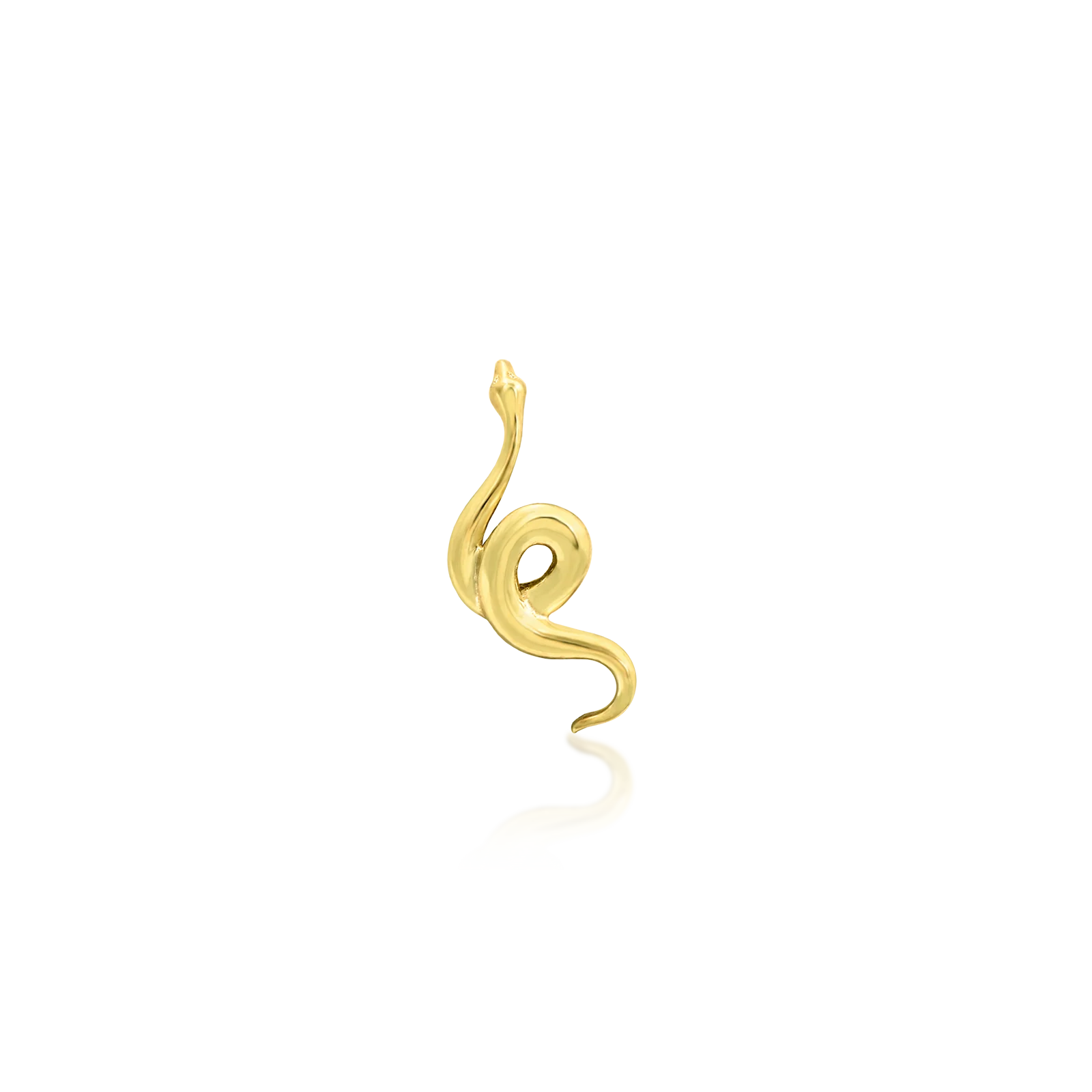 Snake in 14k Gold by Junipurr