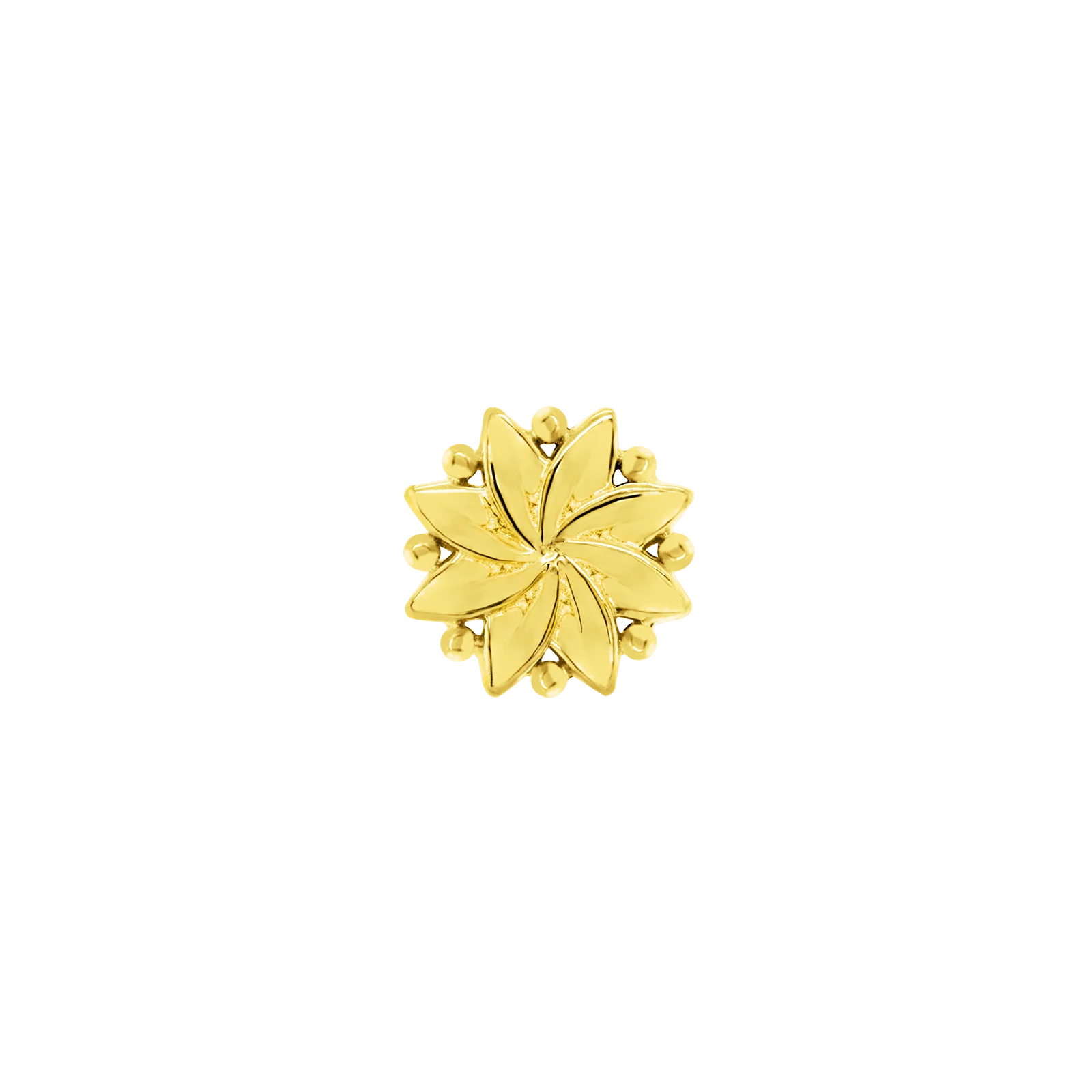 Southern Belle Flower in 14k Gold by Junipurr