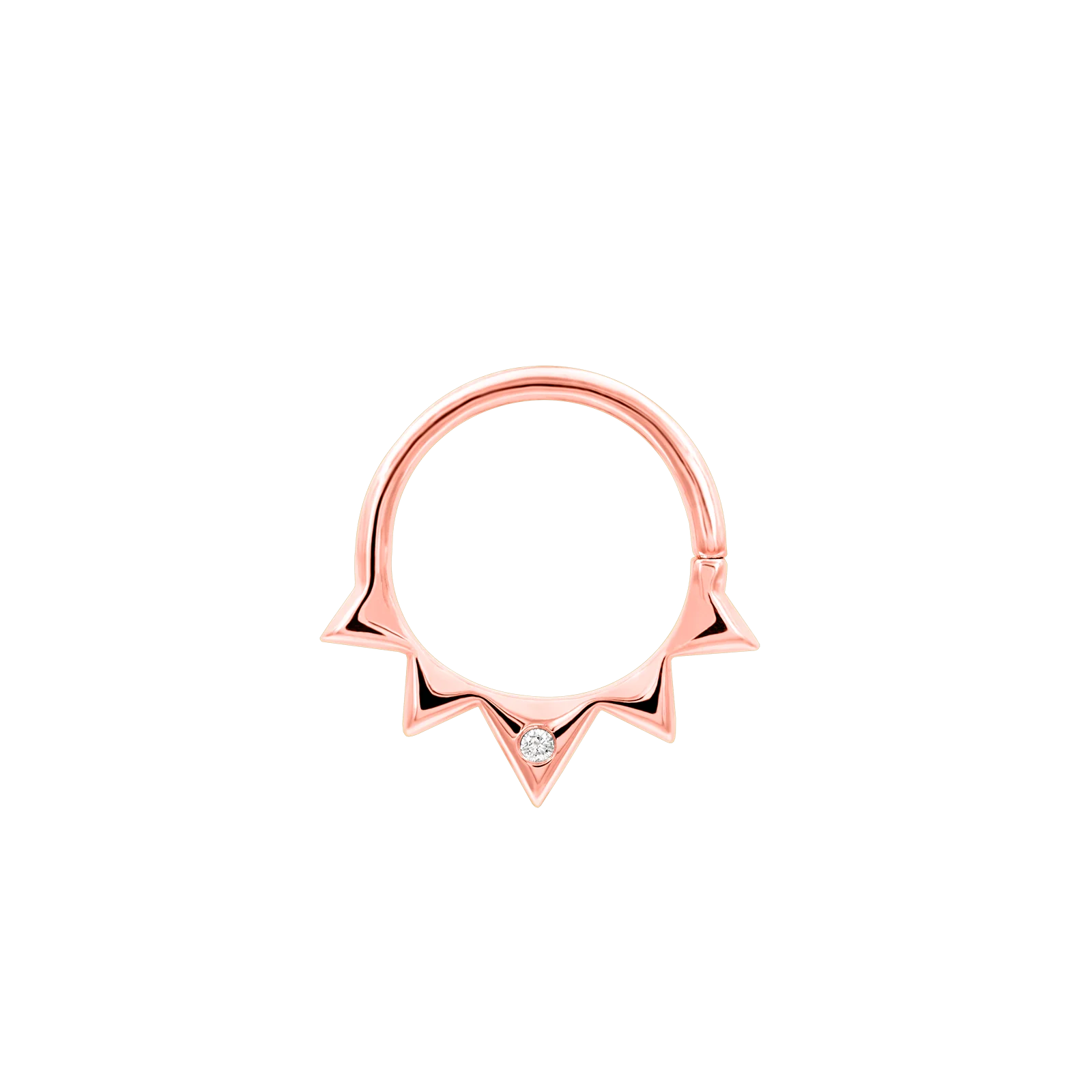 Starfire Seam Ring in Solid 14k Gold by Junipurr - Image 3