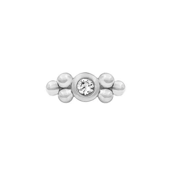 Swarovski Double Tri-Bead in 14k Gold by Junipurr - Image 2