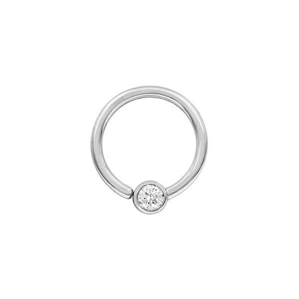 Swarovski Fixed Bead Ring in 14k Gold by Junipurr - Image 2