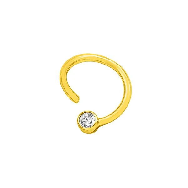 Swarovski Fixed Bead Ring in 14k Gold by Junipurr - Image 4