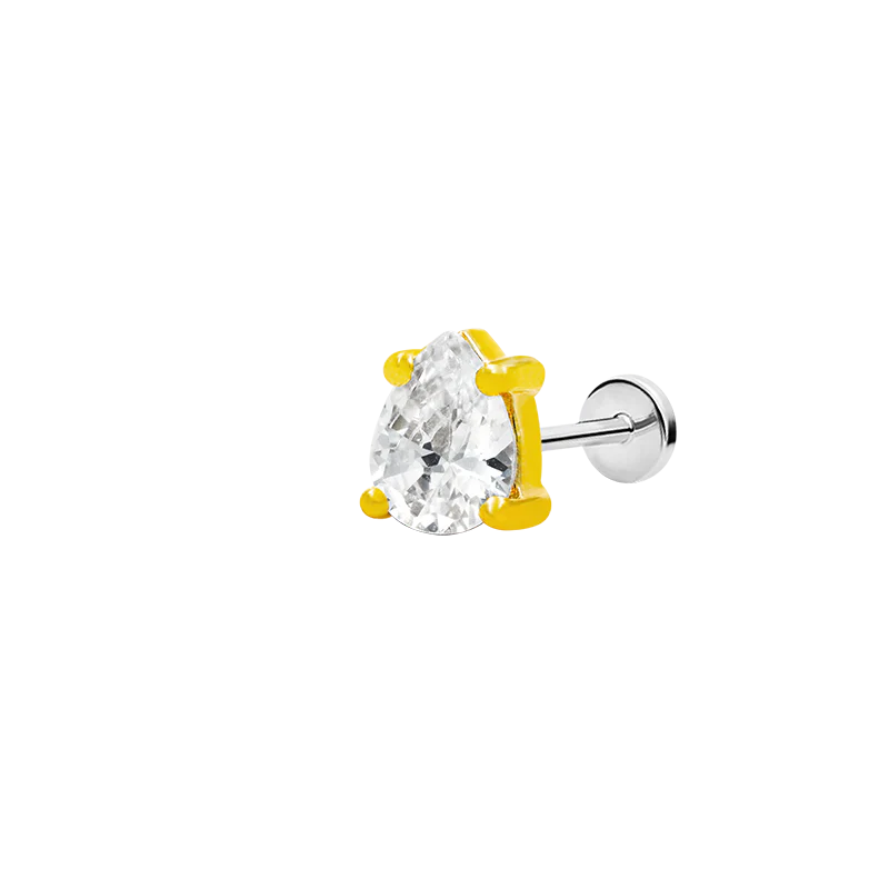 Swarovski Pear-cut in 14k Gold by Junipurr - Image 5