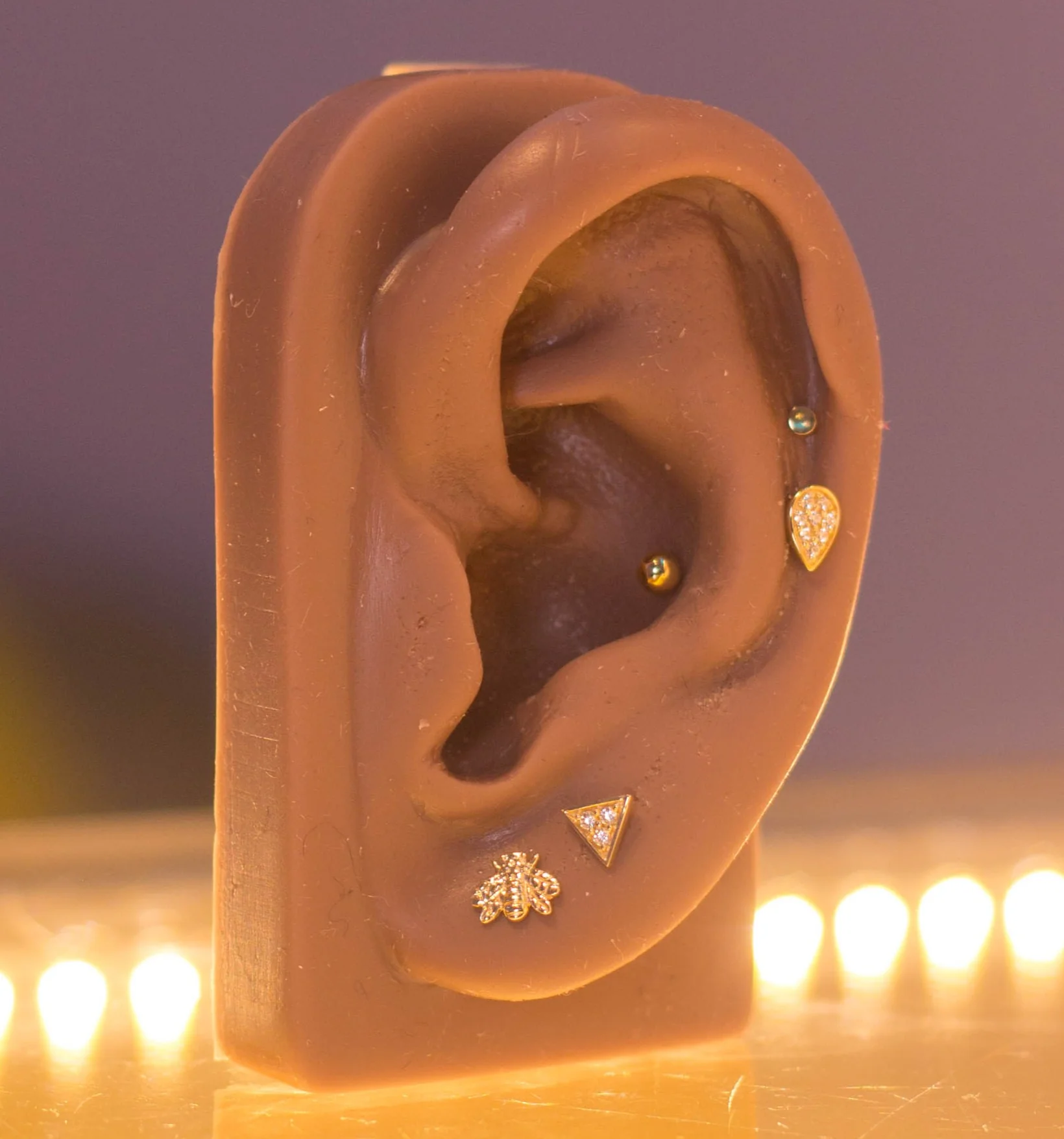 Swarovski Pear in 14k Gold by Junipurr - Image 5