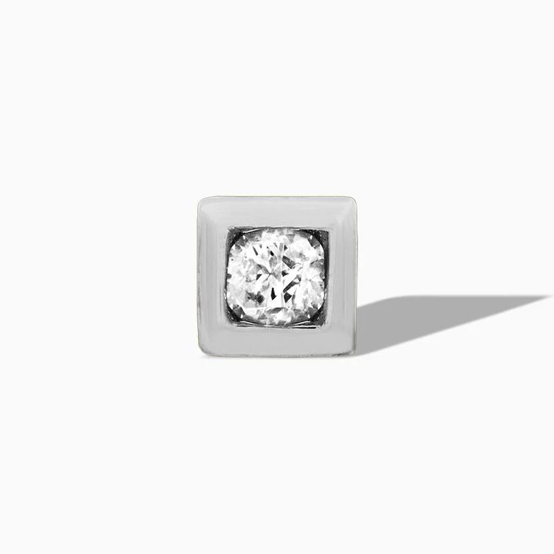 Swarovski Square Bezel in 14k Gold by Junipurr - Image 2