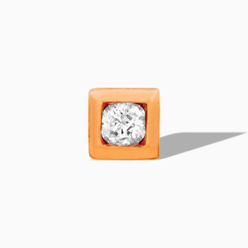 Swarovski Square Bezel in 14k Gold by Junipurr - Image 3