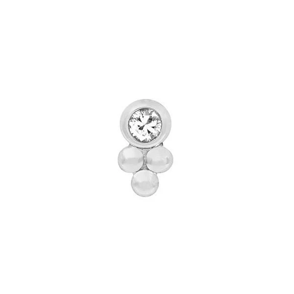 Swarovski Tri-Bead in 14k Gold by Junipurr - Image 2