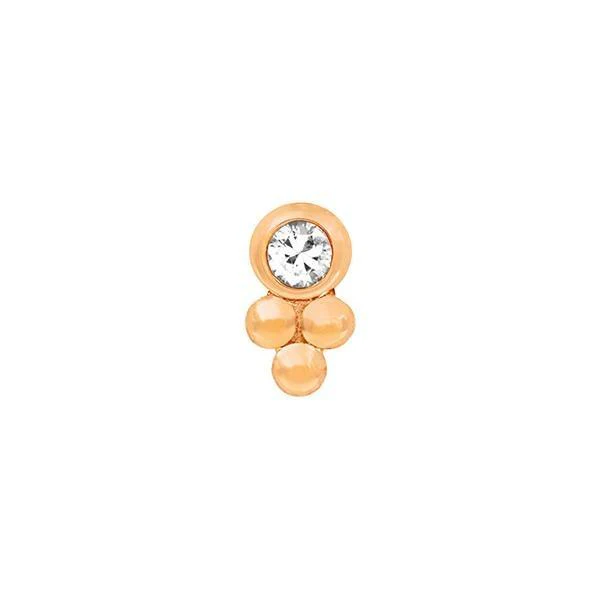 Swarovski Tri-Bead in 14k Gold by Junipurr - Image 3