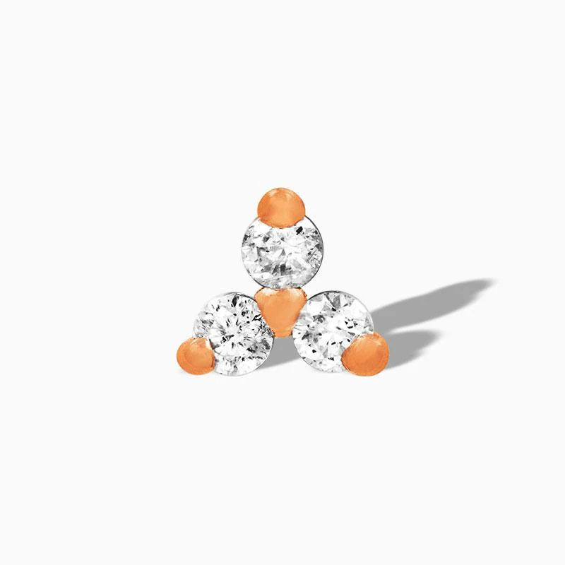 Swarovski Trinity in 14k Gold by Junipurr - Image 3