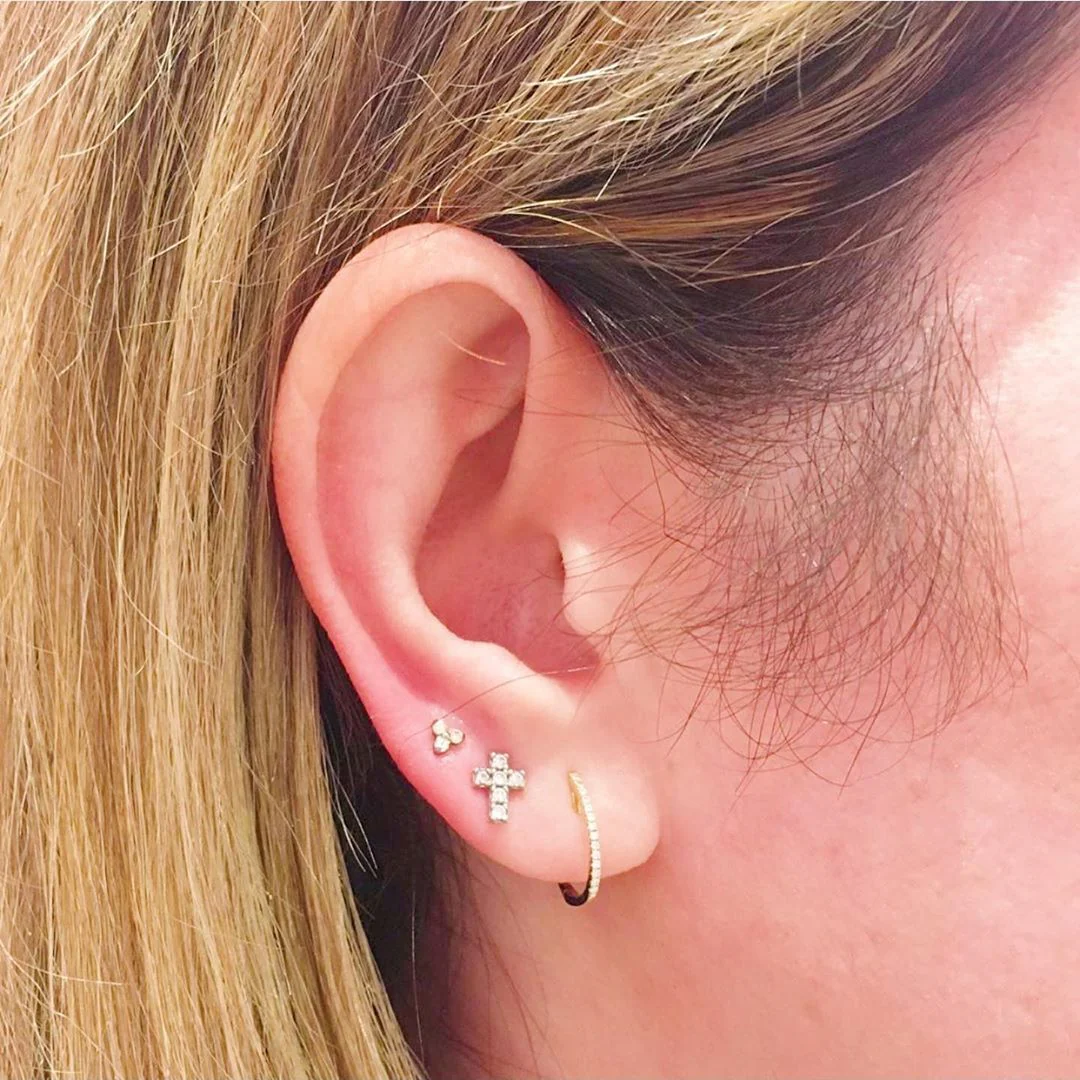 Swarovski Trinity in 14k Gold by Junipurr - Image 4