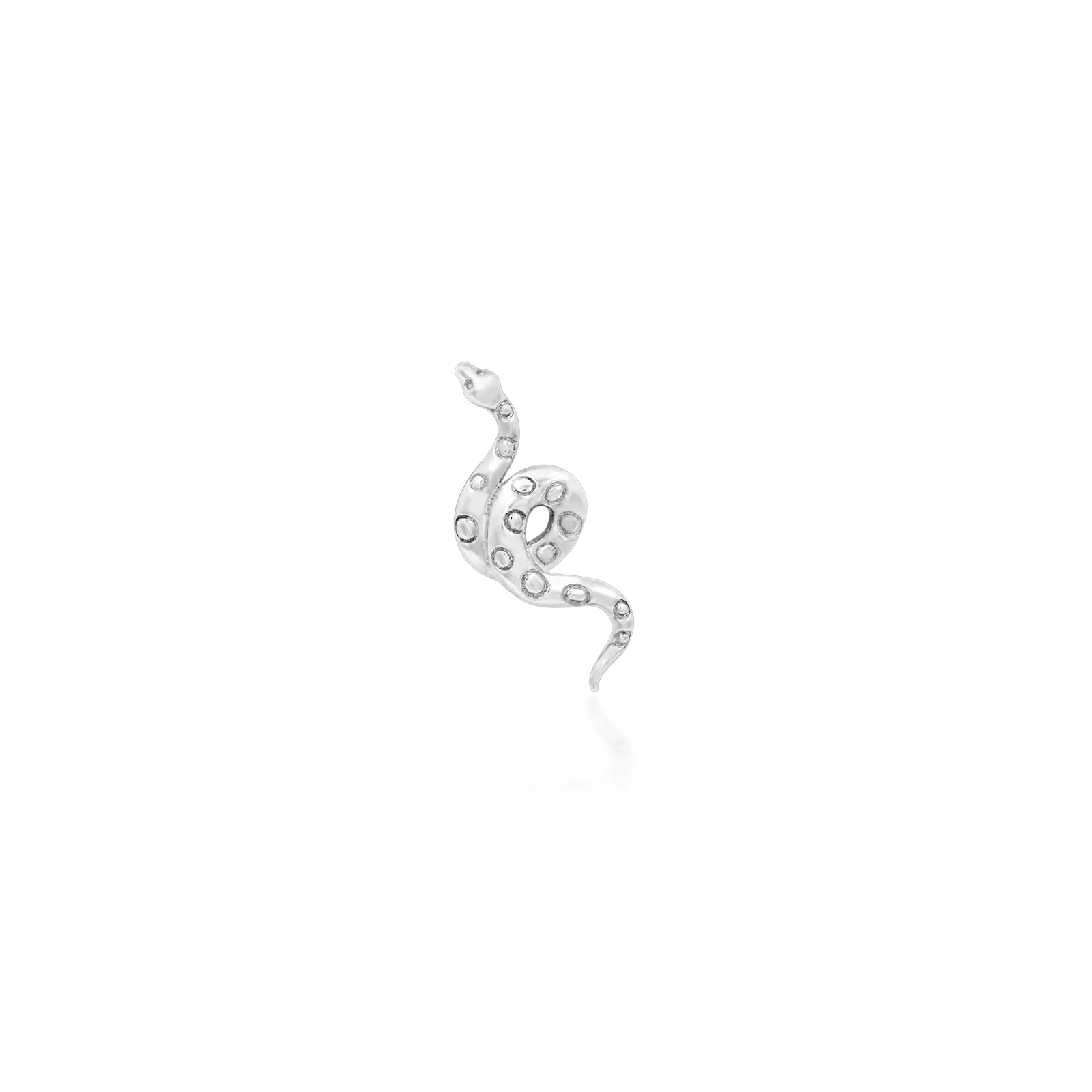 Textured Snake in 14k Gold by Junipurr - Image 4
