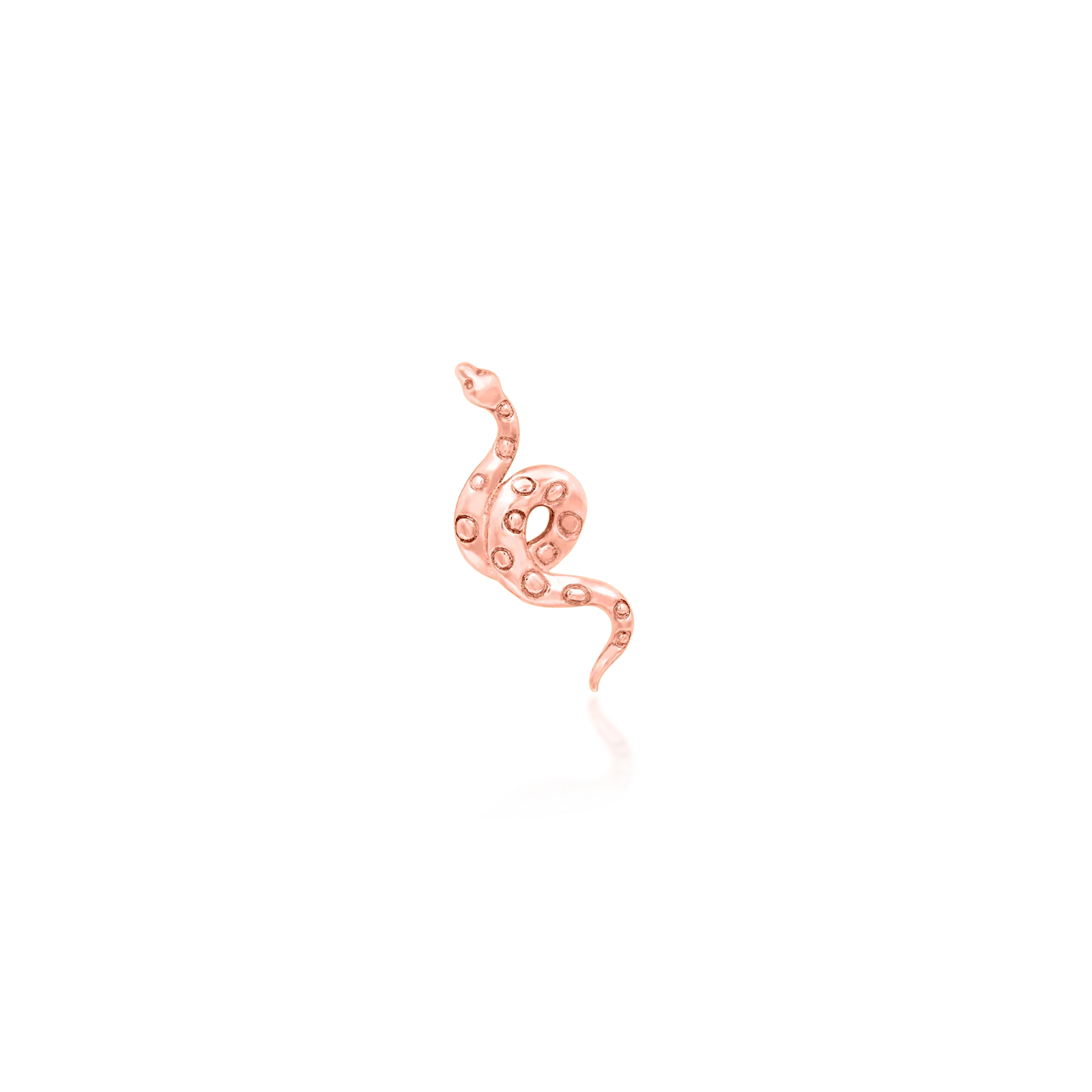 Textured Snake in 14k Gold by Junipurr - Image 5