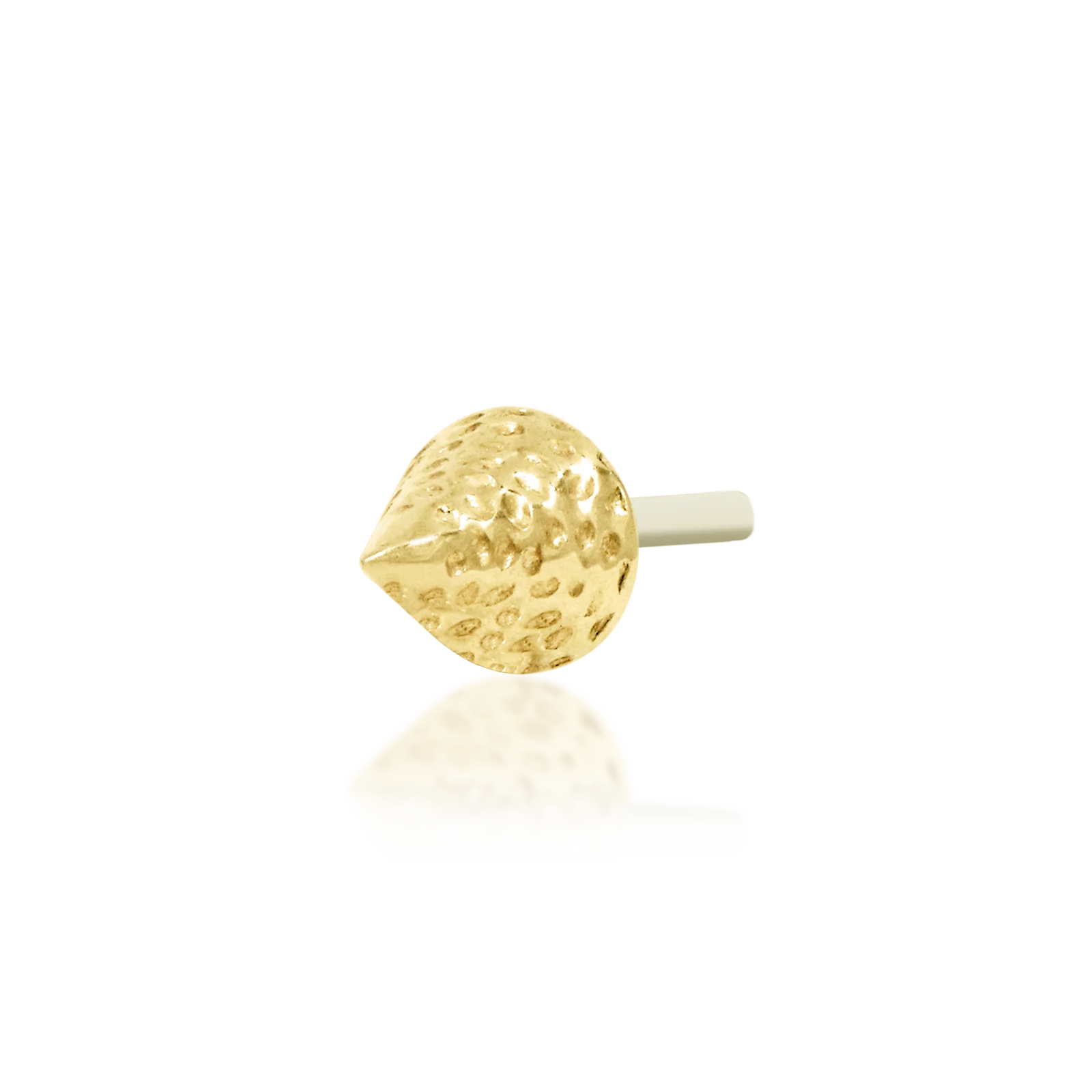Textured Spike in 14k gold by Junipurr - Image 2