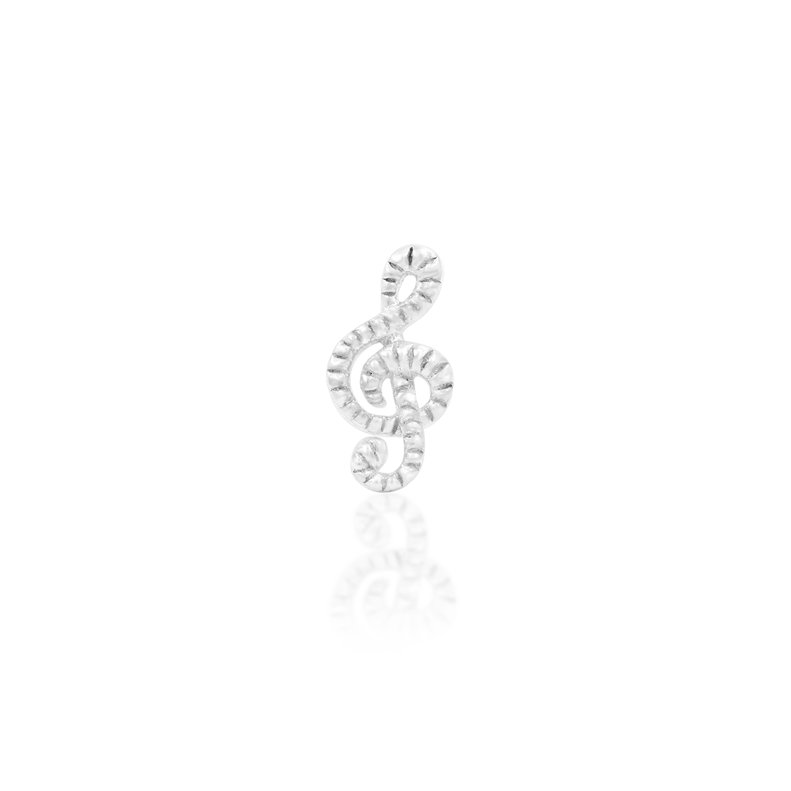 Treble Clef in 14k Gold by Junipurr - Image 4