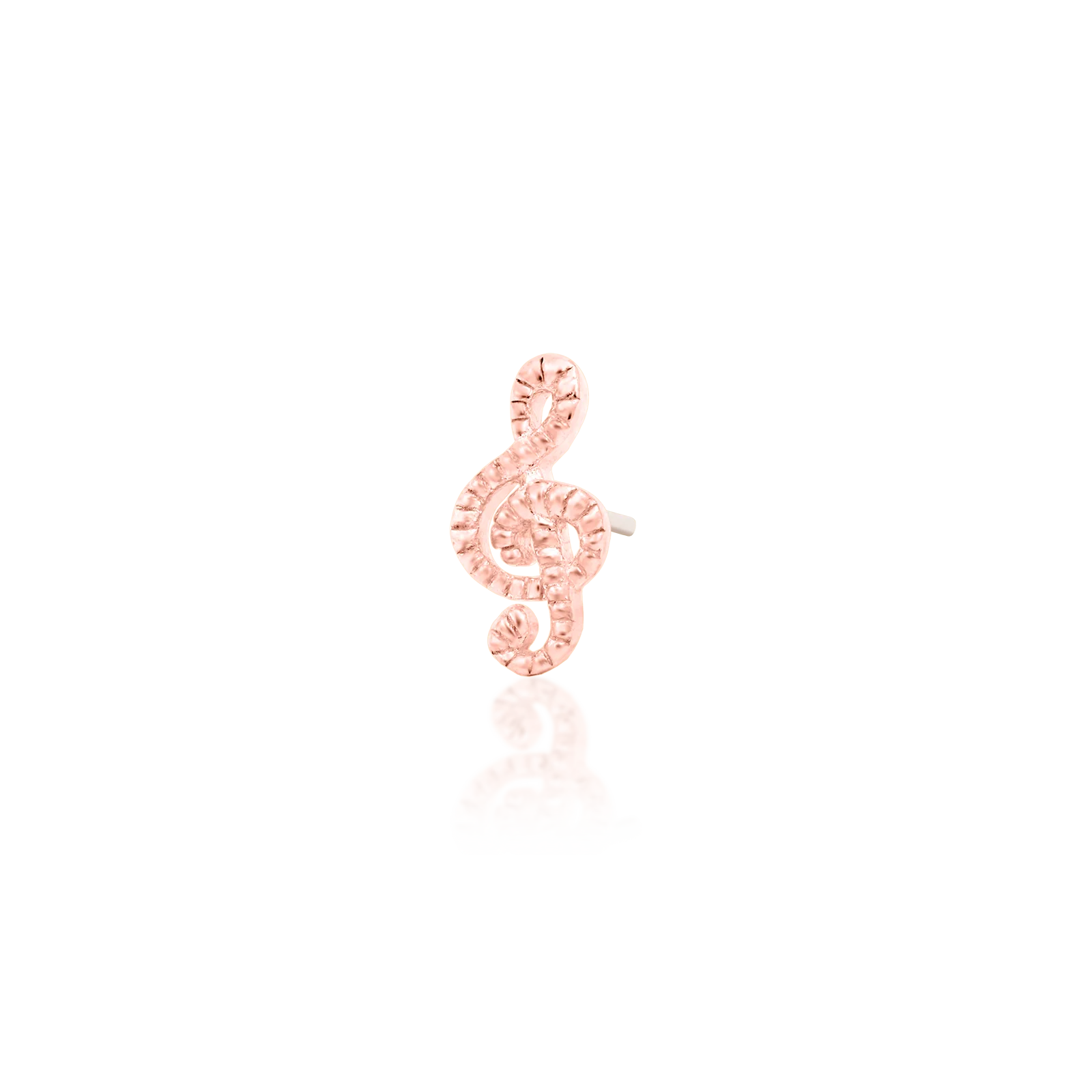 Treble Clef in 14k Gold by Junipurr - Image 5