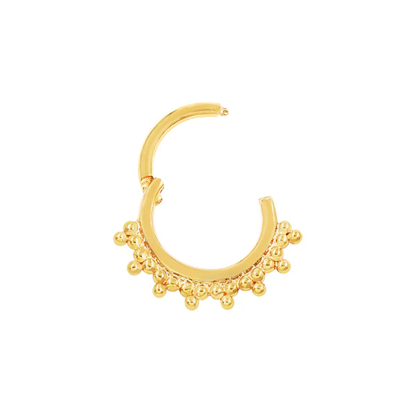 Tri-Bead Clicker in 14k Gold by Junipurr - Image 6