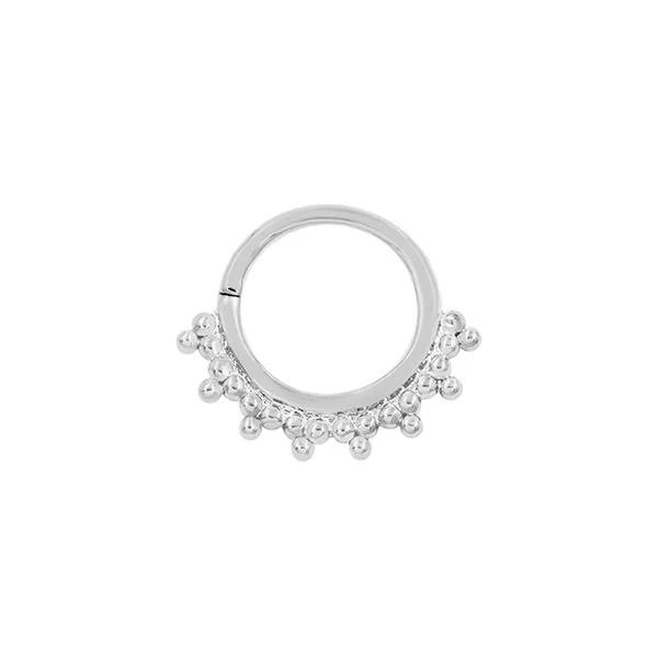 Tri-Bead Seam Ring in 14k Gold by Junipurr - Image 3