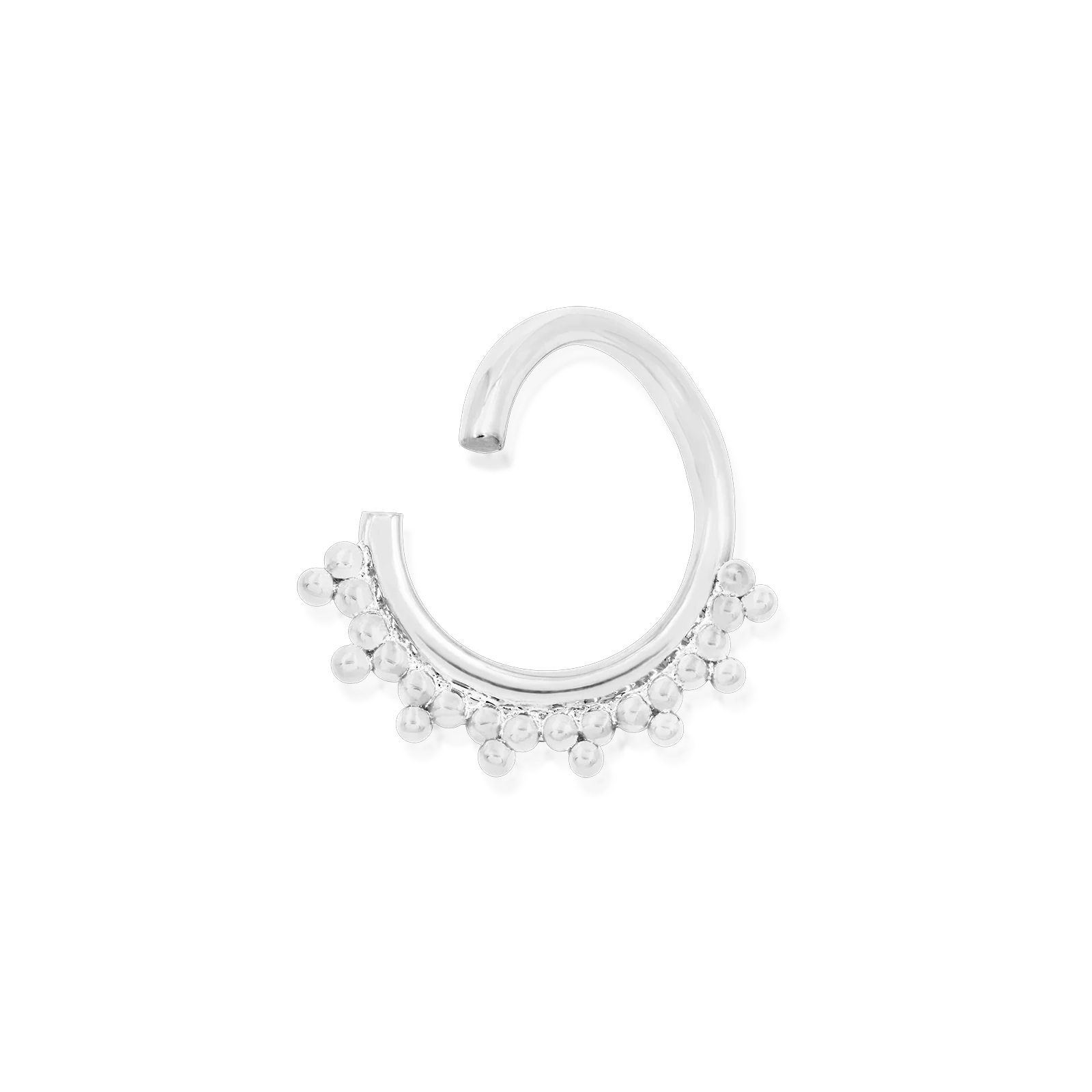 Tri-Bead Seam Ring in 14k Gold by Junipurr - Image 4
