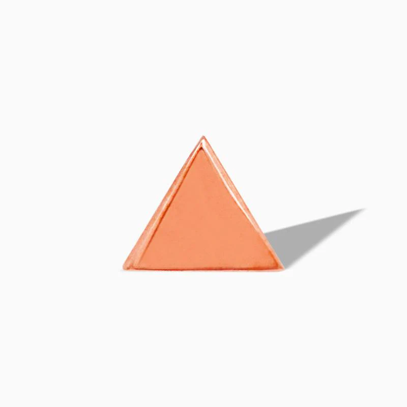 Triangle in 14k Gold by Junipurr - Image 3