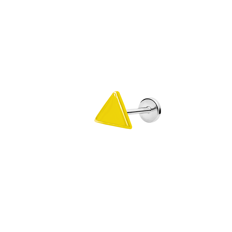 Triangle in 14k Gold by Junipurr - Image 4
