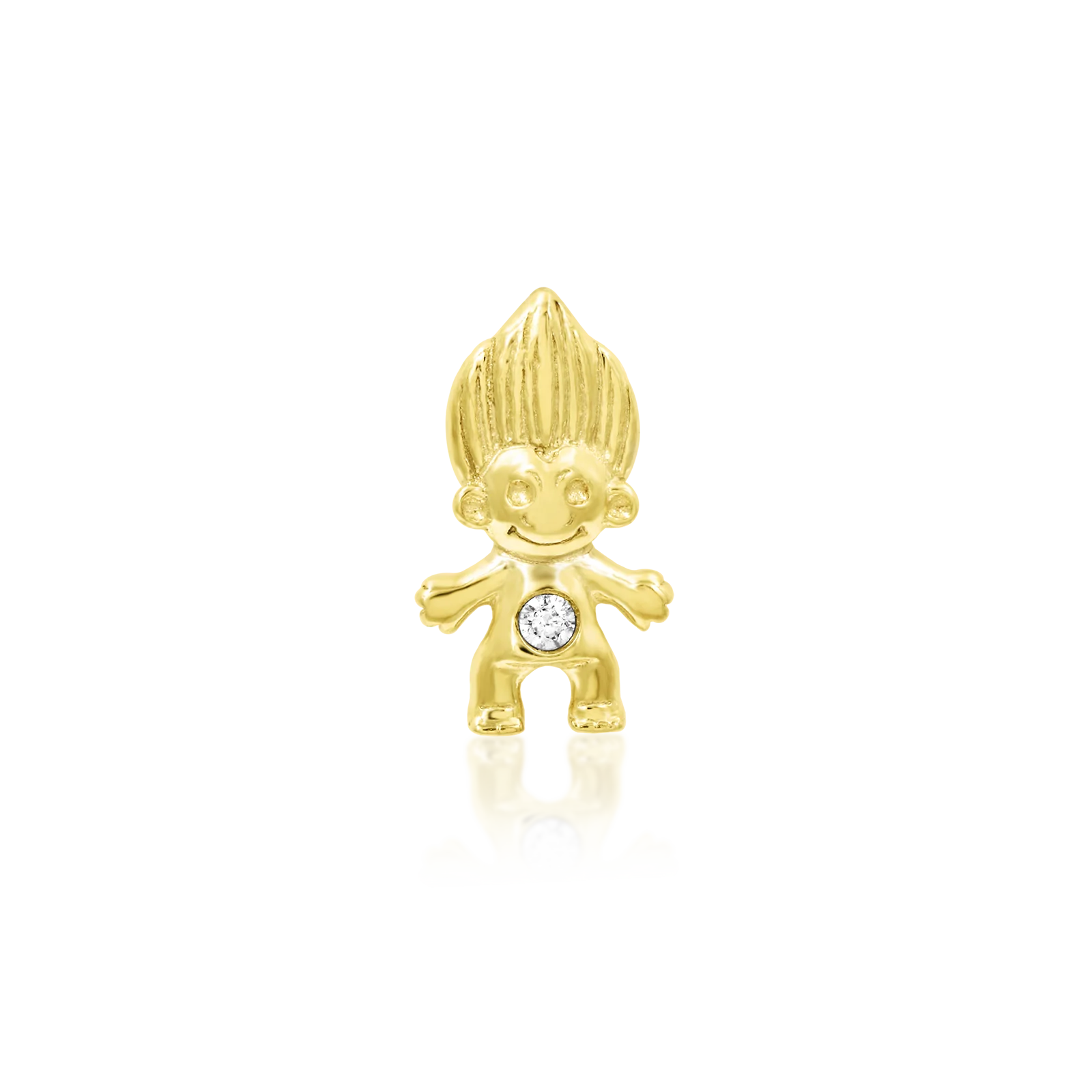 Troll Doll in 14k Gold by Junipurr