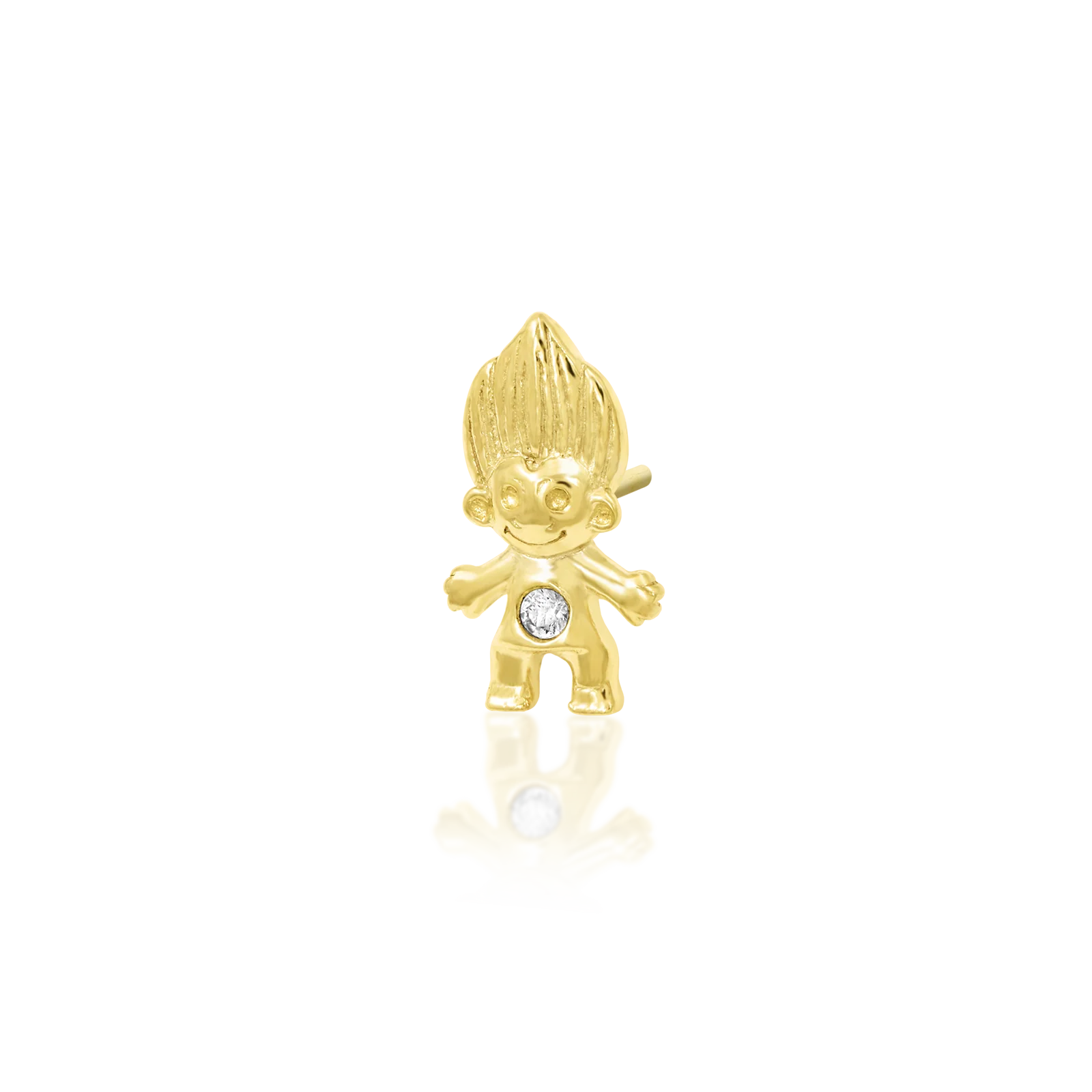 Troll Doll in 14k Gold by Junipurr - Image 2