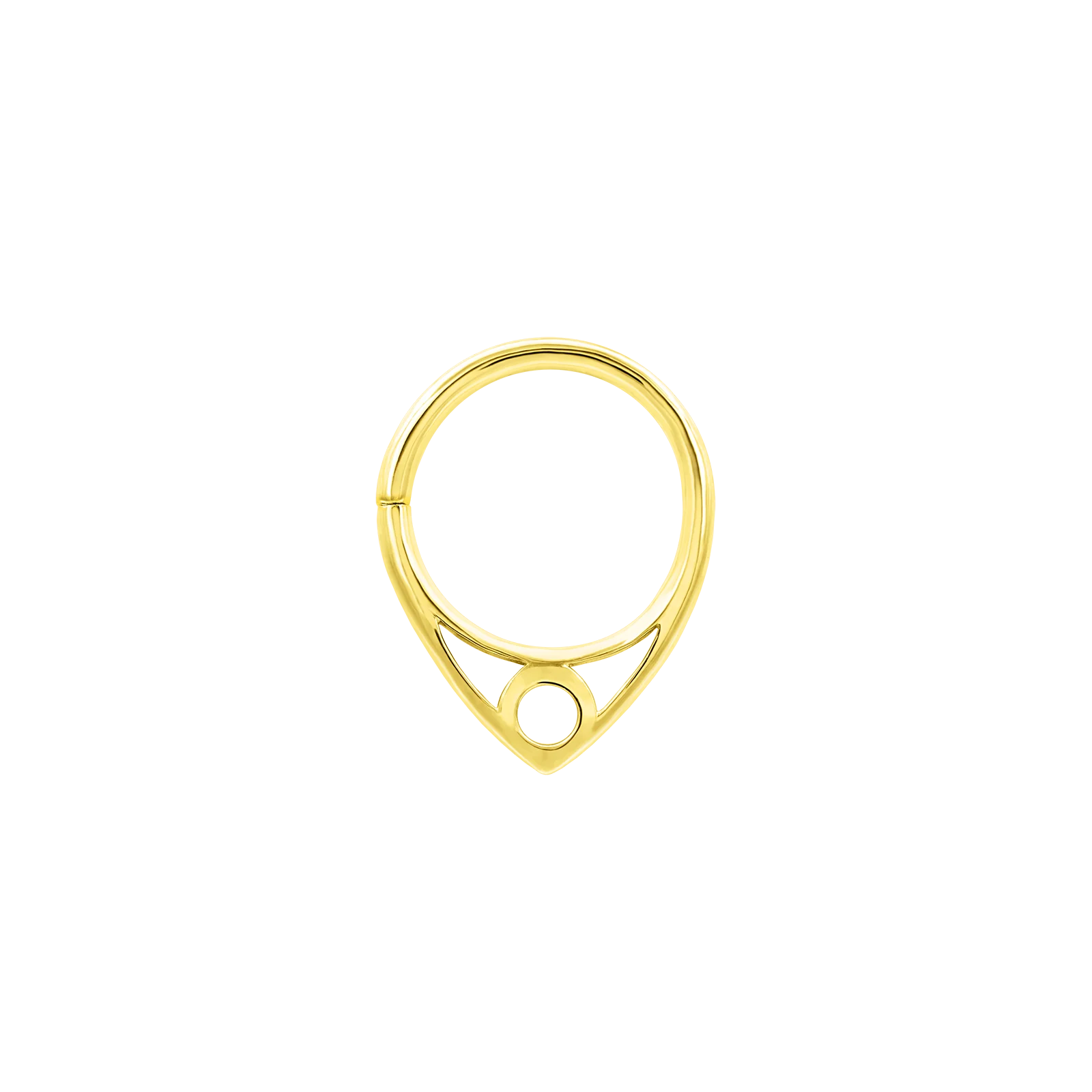 Winifred Seam Ring in Solid 14k Yellow Gold by Junipurr